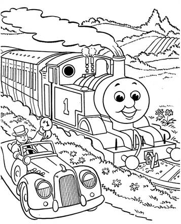 Detail Gambar Thomas Untuk Mewarnai Nomer 40