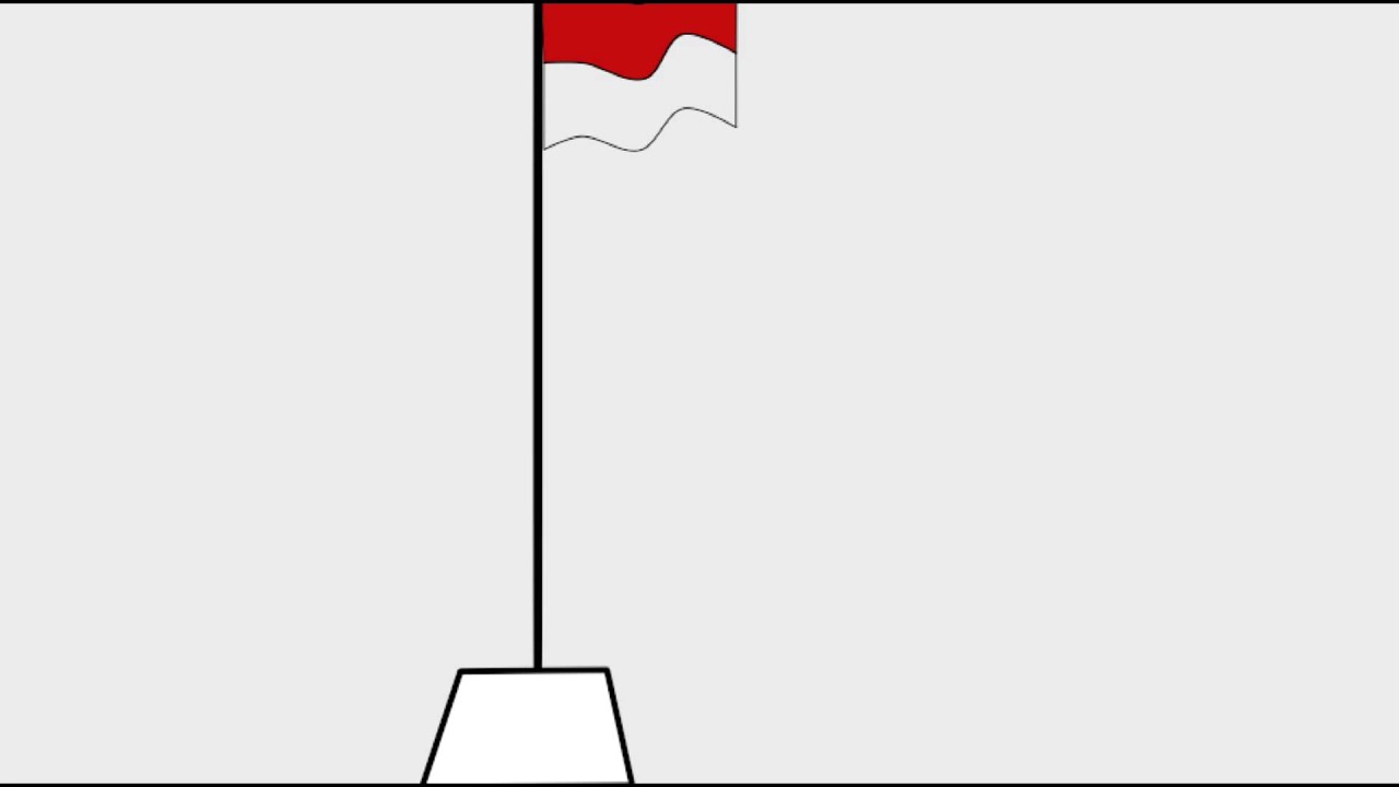 Detail Gambar Tiang Bendera Kartun Nomer 13