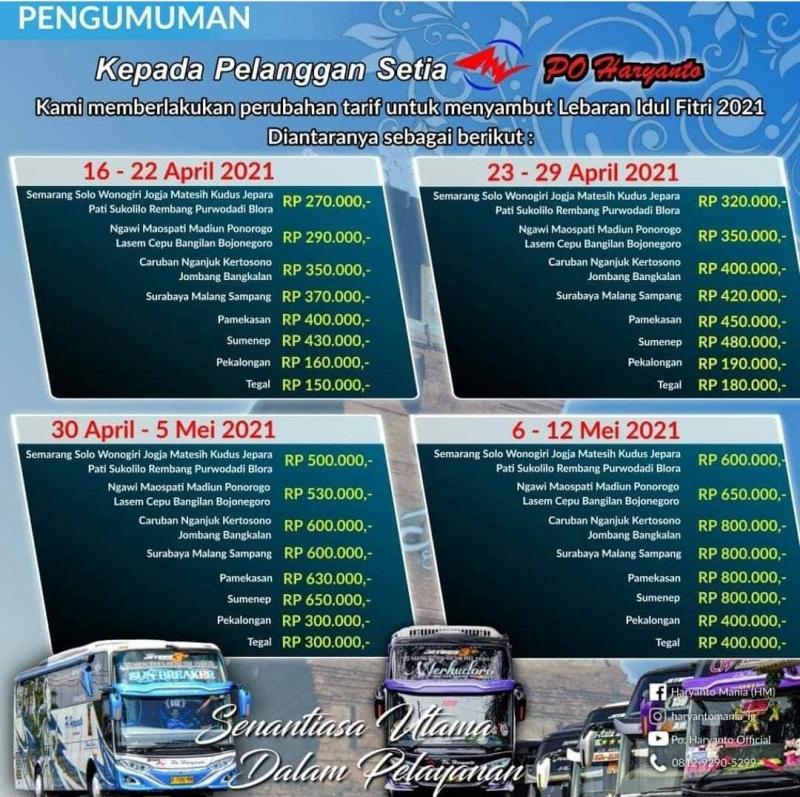 Detail Gambar Tiket Bus Nomer 13