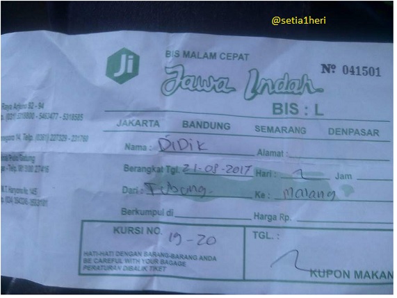 Detail Gambar Tiket Bus Nomer 22