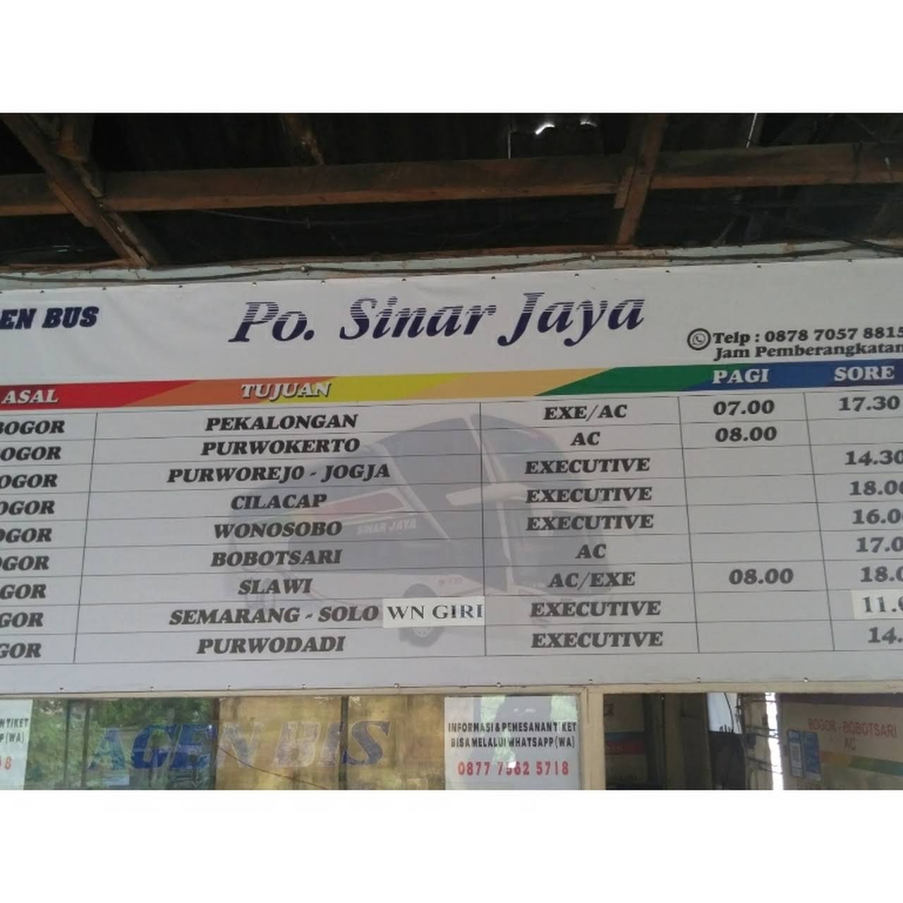 Detail Gambar Tiket Bus Sinar Jaya Nomer 2