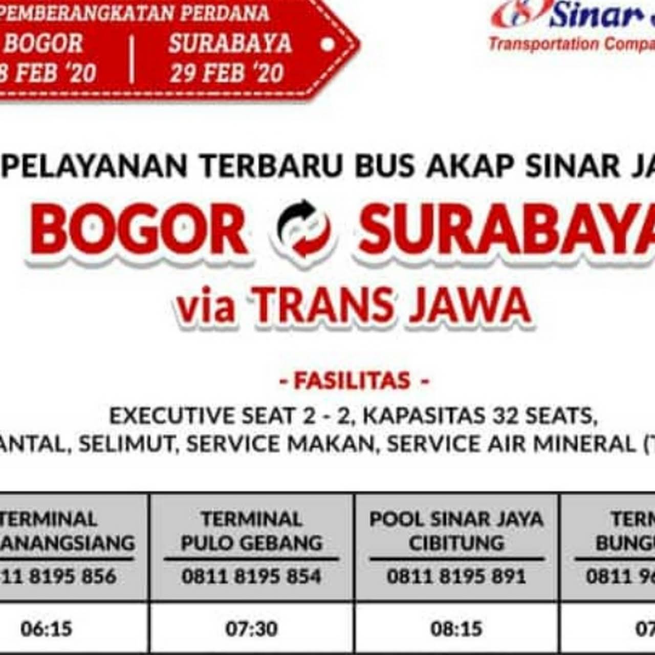 Detail Gambar Tiket Bus Sinar Jaya Nomer 44