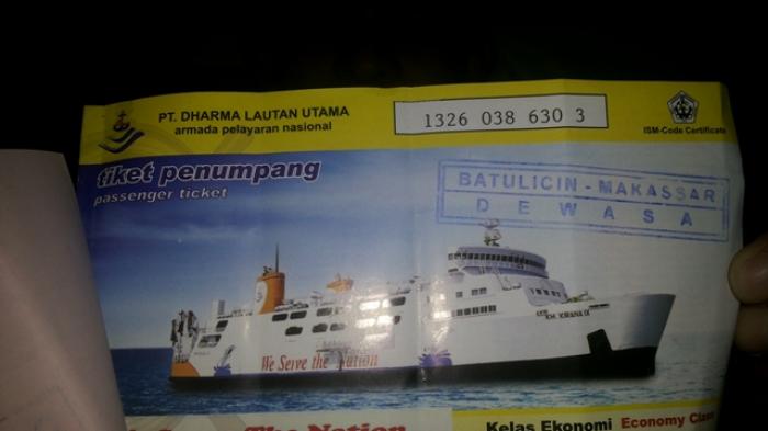 Detail Gambar Tiket Kapal Laut Nomer 3