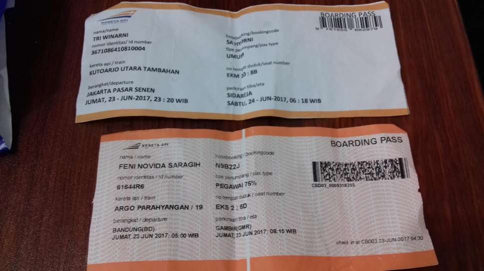 Detail Gambar Tiket Kereta Api Nomer 3