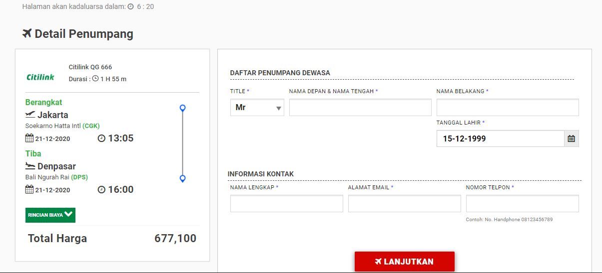 Detail Gambar Tiket Pesawat Citilink Nomer 24