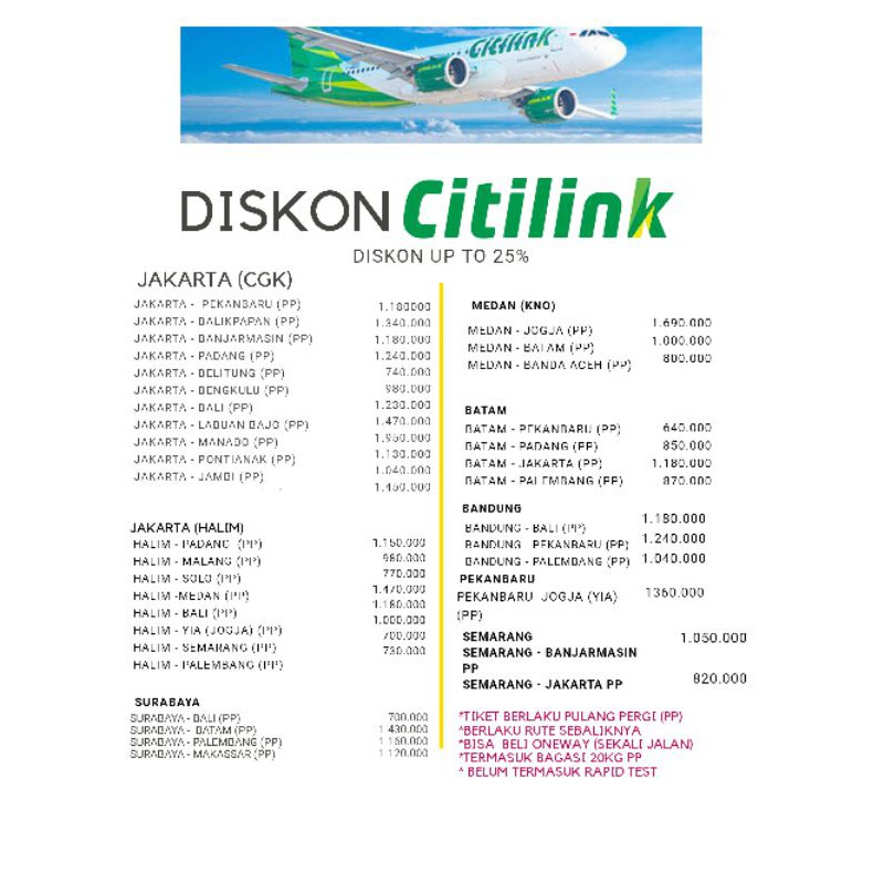 Detail Gambar Tiket Pesawat Citilink Nomer 4