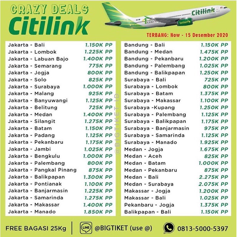 Detail Gambar Tiket Pesawat Citilink Nomer 9