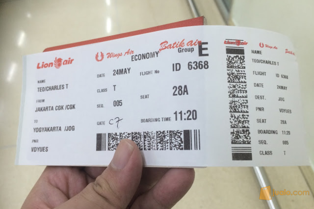 Detail Gambar Tiket Pesawat Surabaya Kalimantan Nomer 9