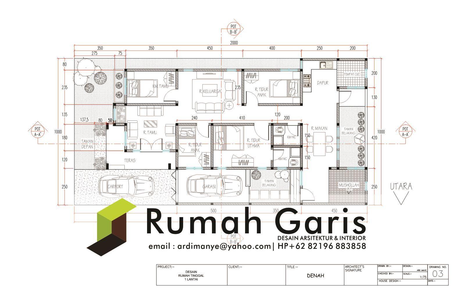 Detail Gambar Timbangan Tidak Baku Gambar Denah Rumah Sederhana Nomer 5