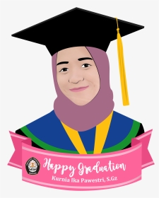 Detail Gambar Toga Wisuda Kartun Muslimah Nomer 14