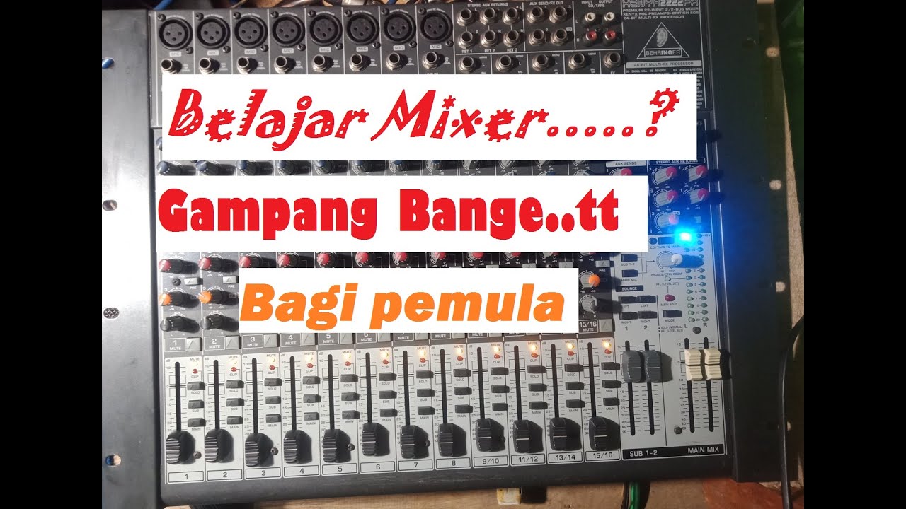 Detail Gambar Tombol Mixer Audio Nomer 31