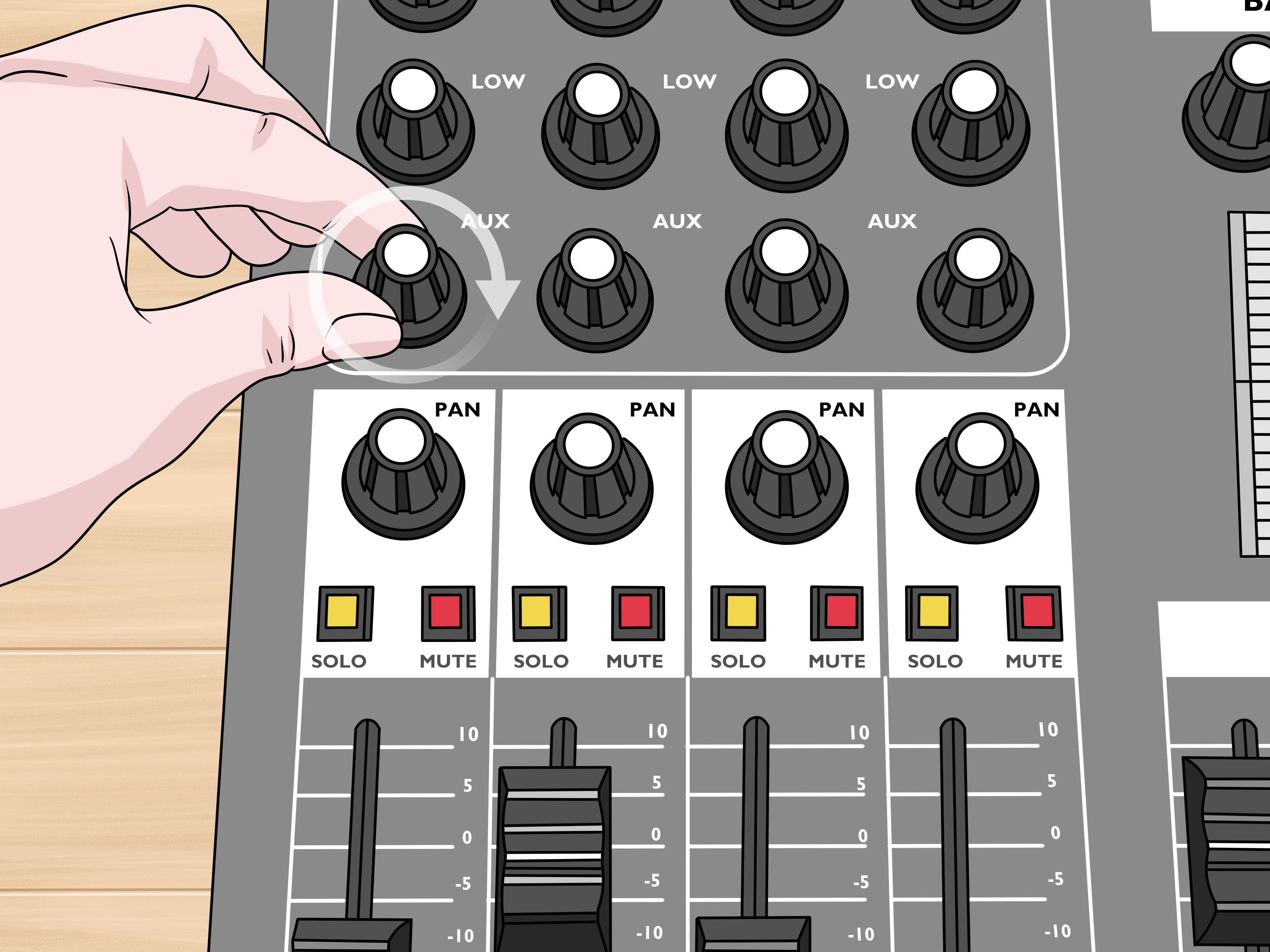 Detail Gambar Tombol Mixer Audio Nomer 37
