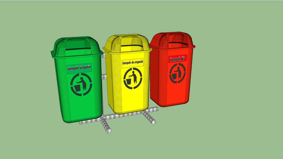 Detail Gambar Tong Sampah 3d Nomer 4