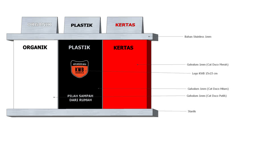 Detail Gambar Tong Sampah 3d Nomer 40