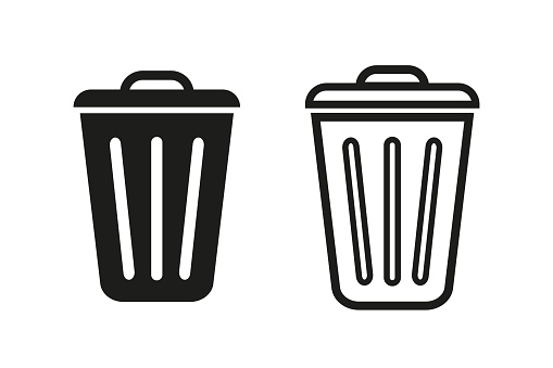 Gambar Tong Sampah Hitam Putih - KibrisPDR