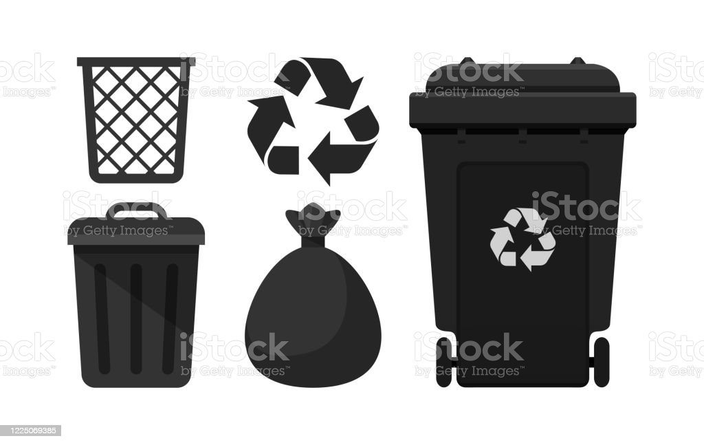 Detail Gambar Tong Sampah Hitam Putih Nomer 26