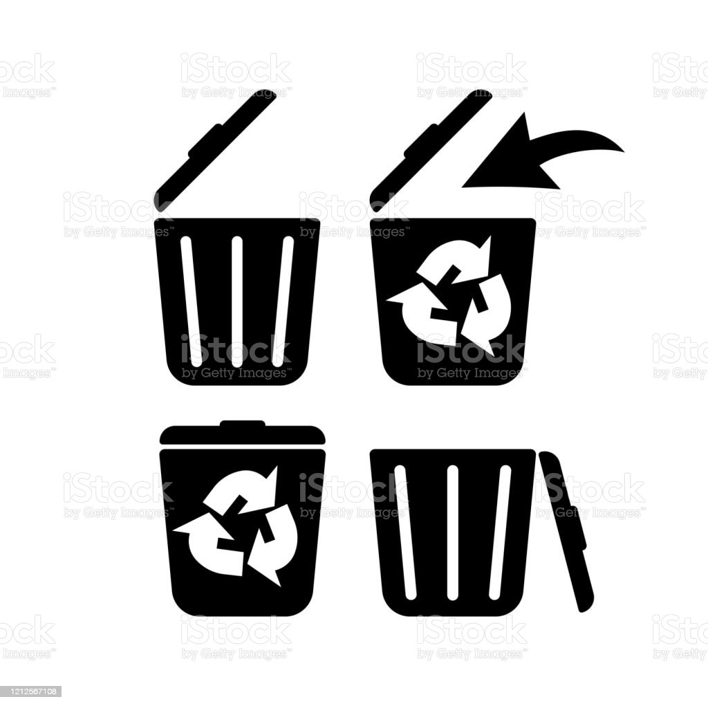 Detail Gambar Tong Sampah Hitam Putih Nomer 28