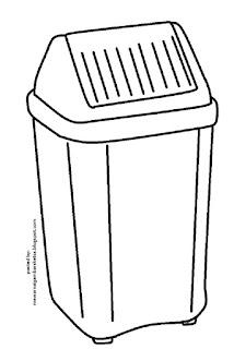 Detail Gambar Tong Sampah Hitam Putih Nomer 44