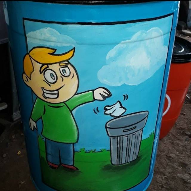 Detail Gambar Tong Sampah Kartun Nomer 19