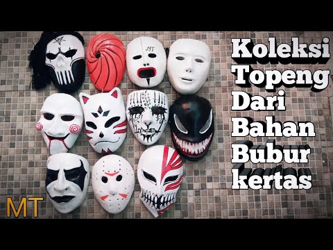 Detail Gambar Topeng Bubur Dari Koran Nomer 11