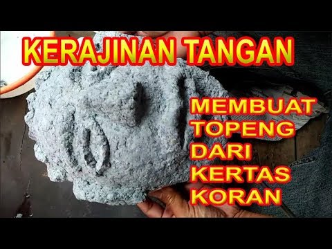 Detail Gambar Topeng Bubur Dari Koran Nomer 29