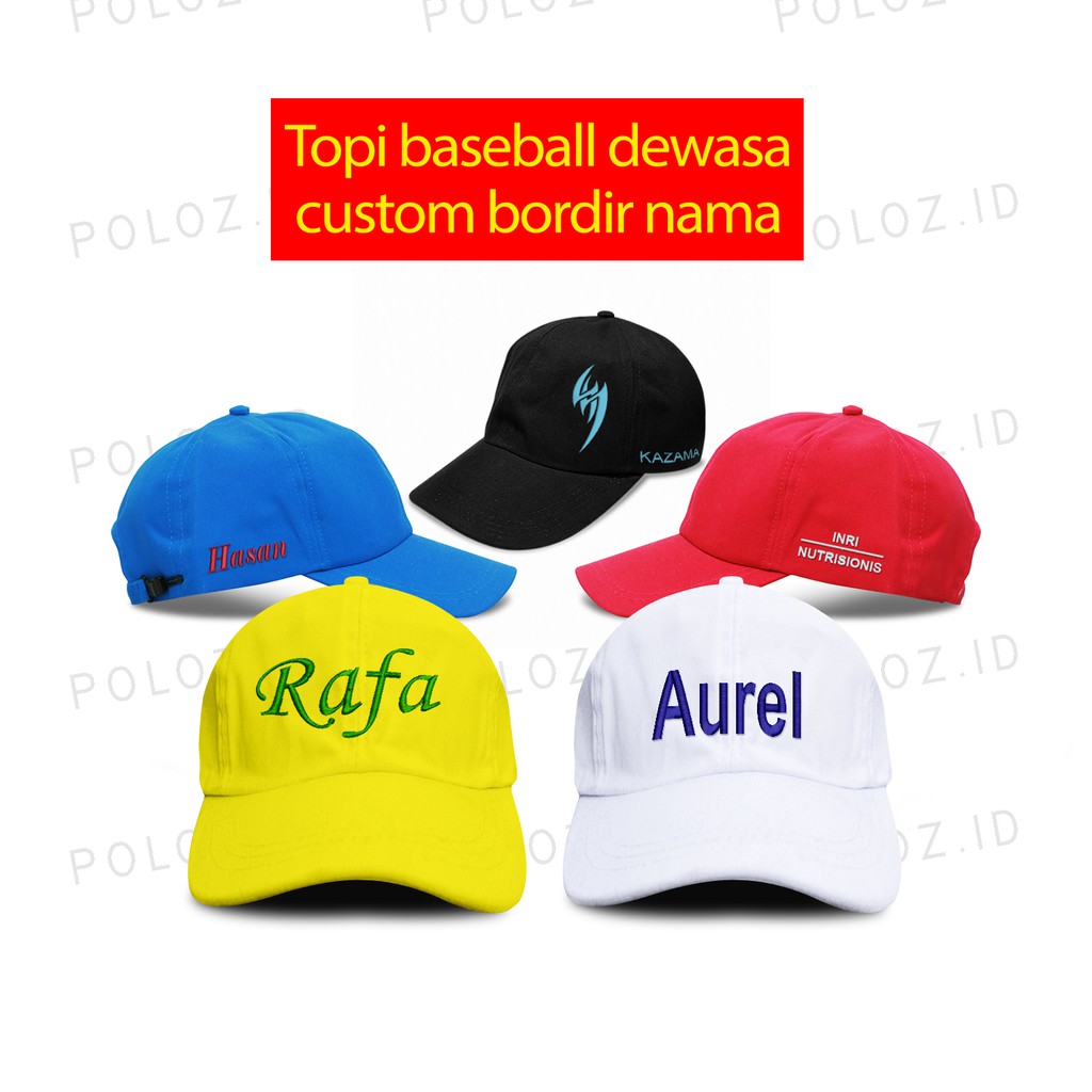 Detail Gambar Topi Bordir Nomer 27