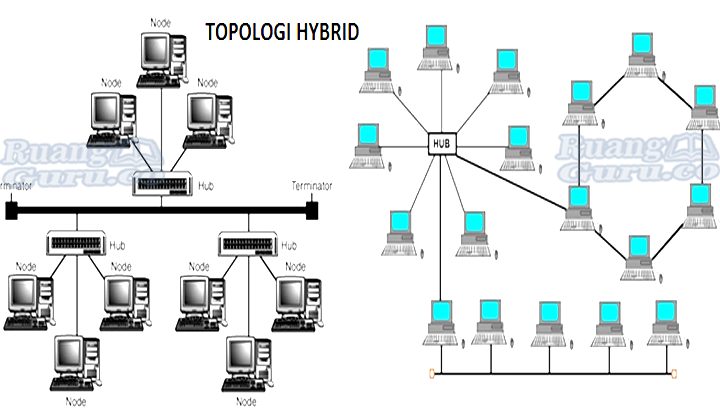 Detail Gambar Topologi Hybrid Nomer 7