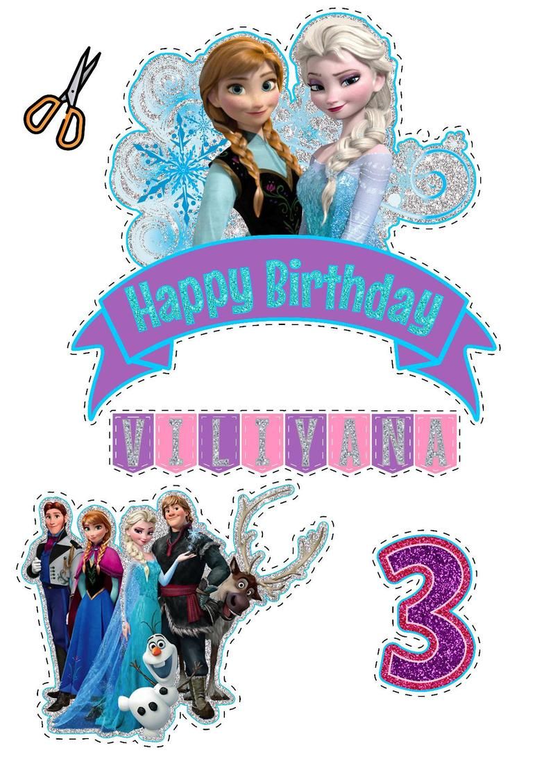 Detail Gambar Topper Frozen Nomer 9