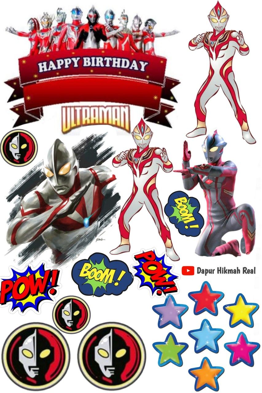 Detail Gambar Topper Ultraman Nomer 2