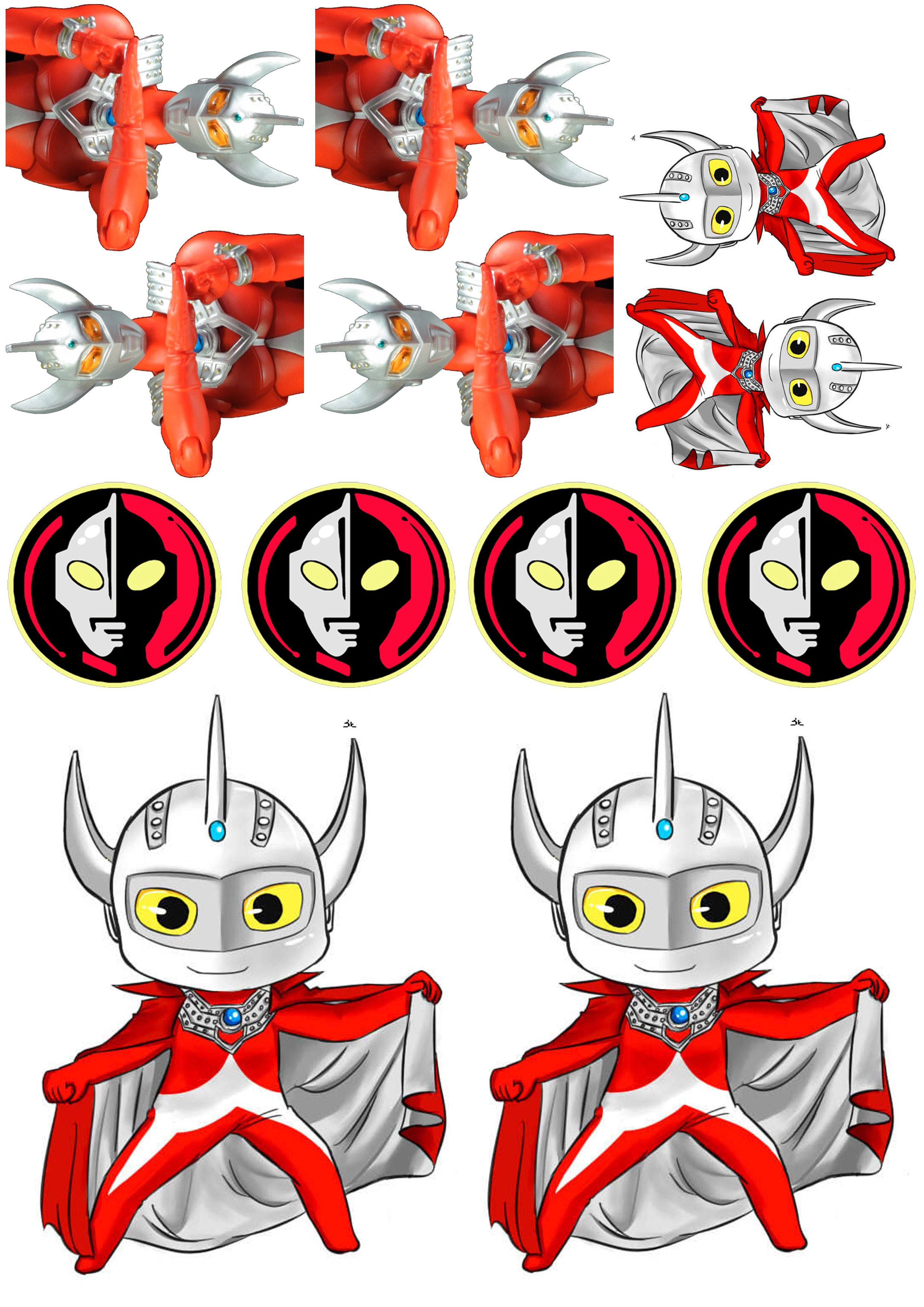 Detail Gambar Topper Ultraman Nomer 9