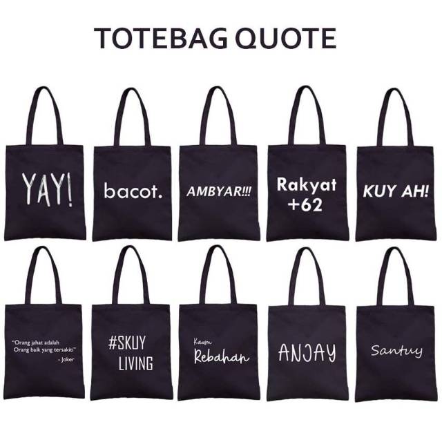 Detail Gambar Tote Bag Keren Nomer 6