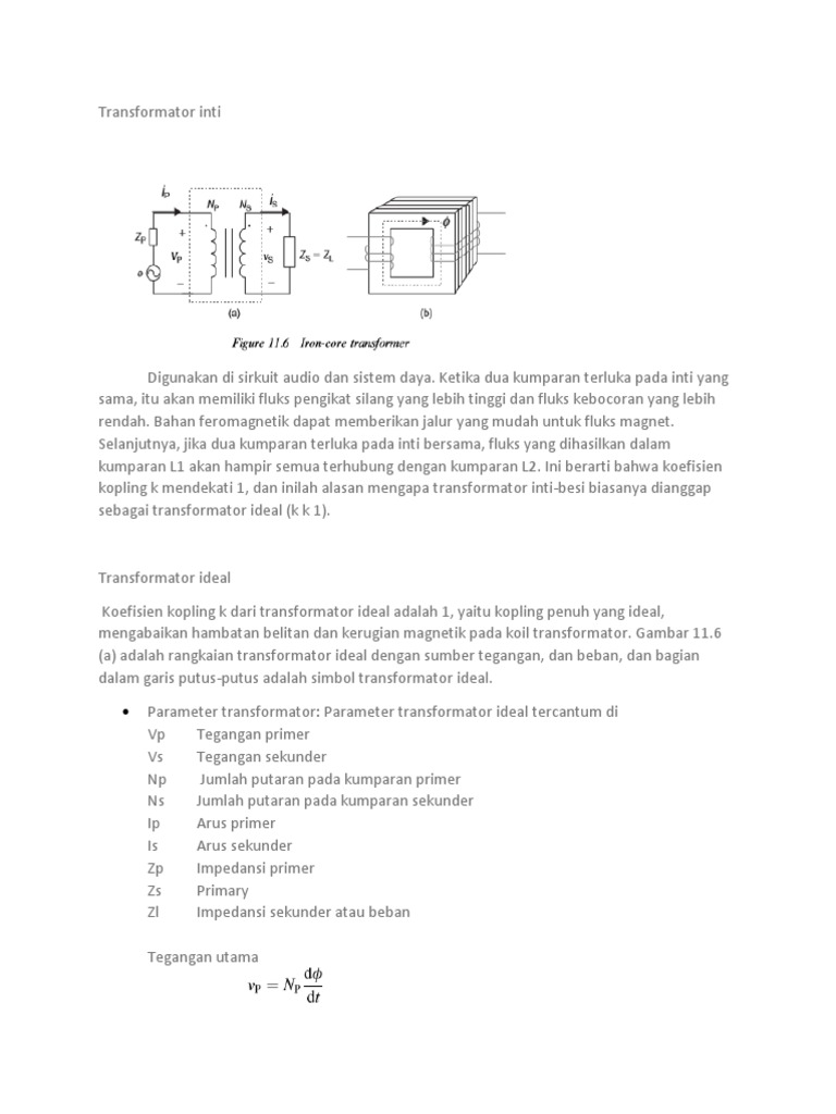 Detail Gambar Transformator Ideal Nomer 43