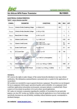 Detail Gambar Transistor Final Mj15003 Nomer 48