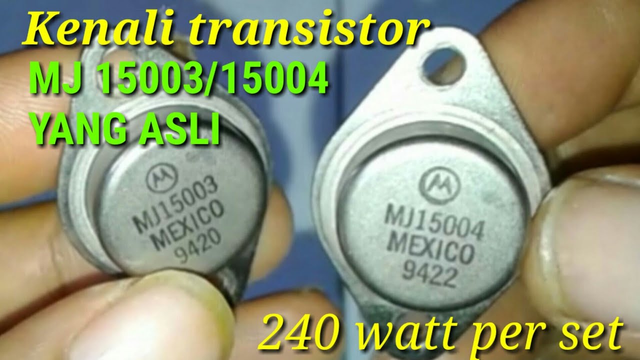 Detail Gambar Transistor Final Mj15003 Nomer 9