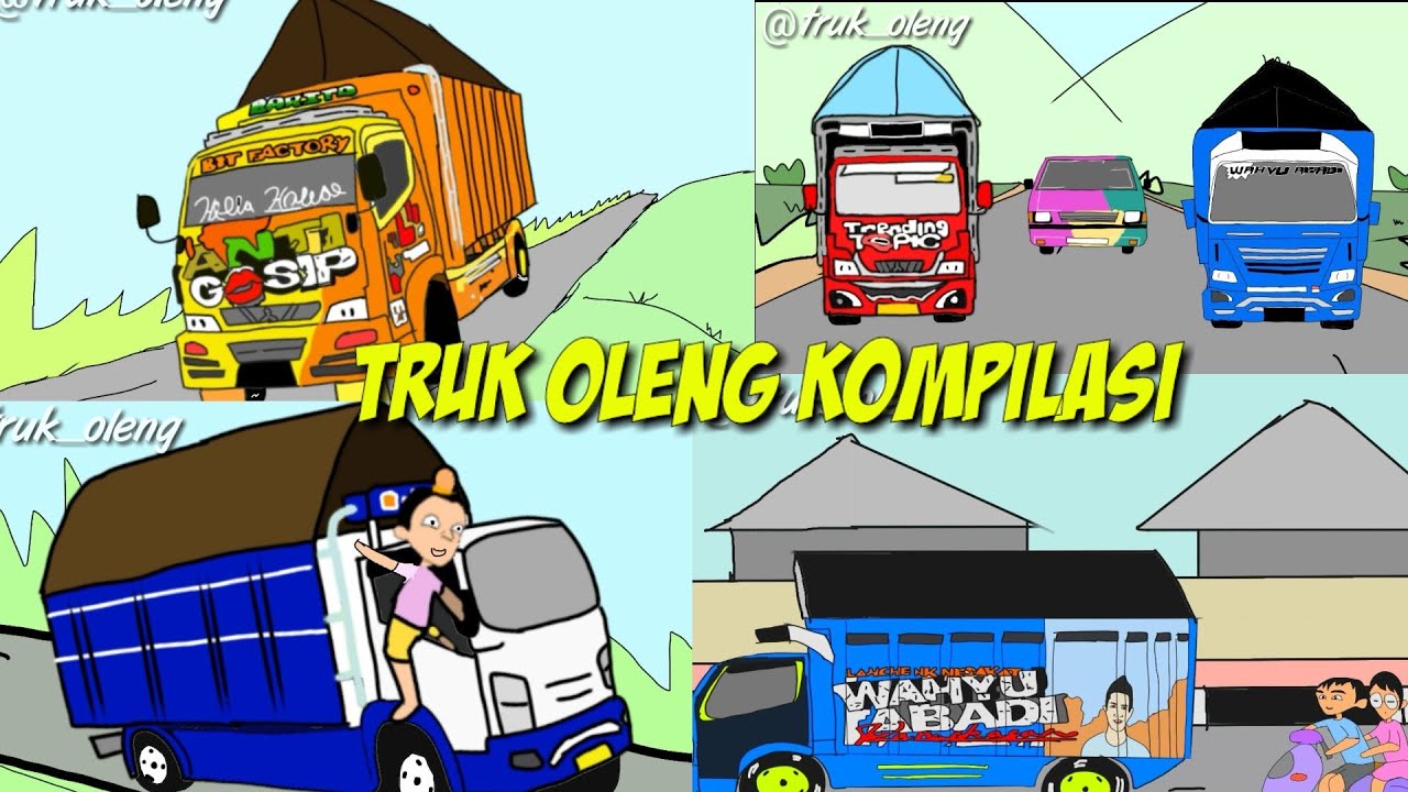 Gambar Truk Oleng Kartun Keren - KibrisPDR