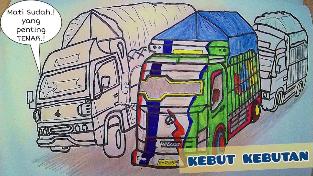 Detail Gambar Truk Oleng Kartun Keren Nomer 11