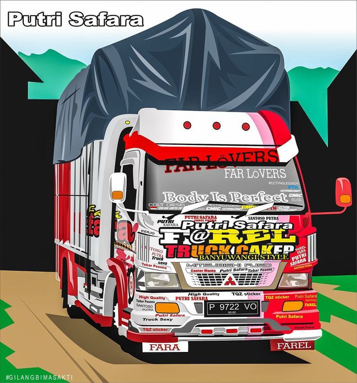 Detail Gambar Truk Oleng Kartun Keren Nomer 15