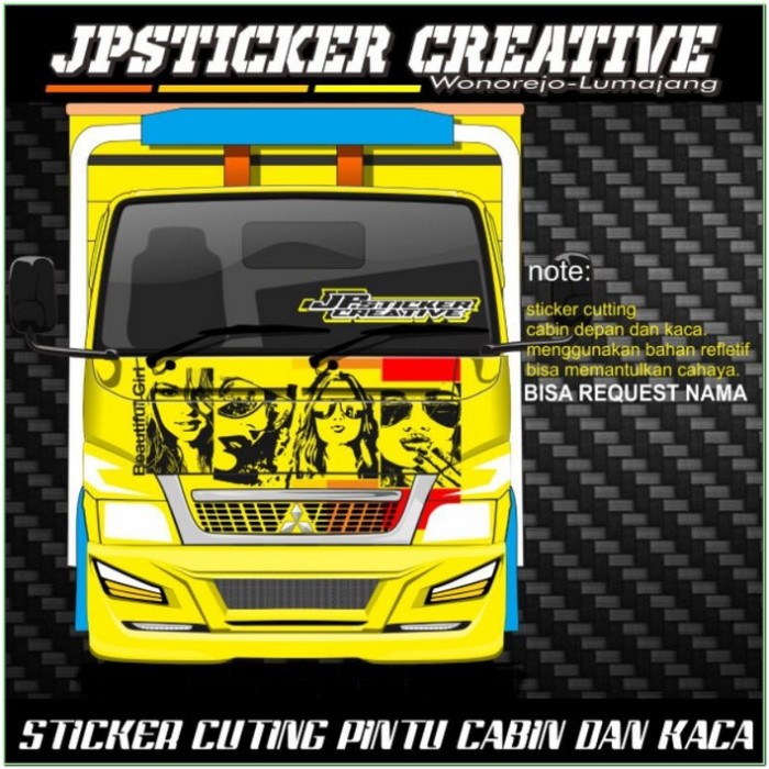 Detail Gambar Truk Stiker Tribal Nomer 25