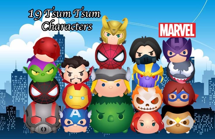 Detail Gambar Tsum Tsum Marvel Nomer 17