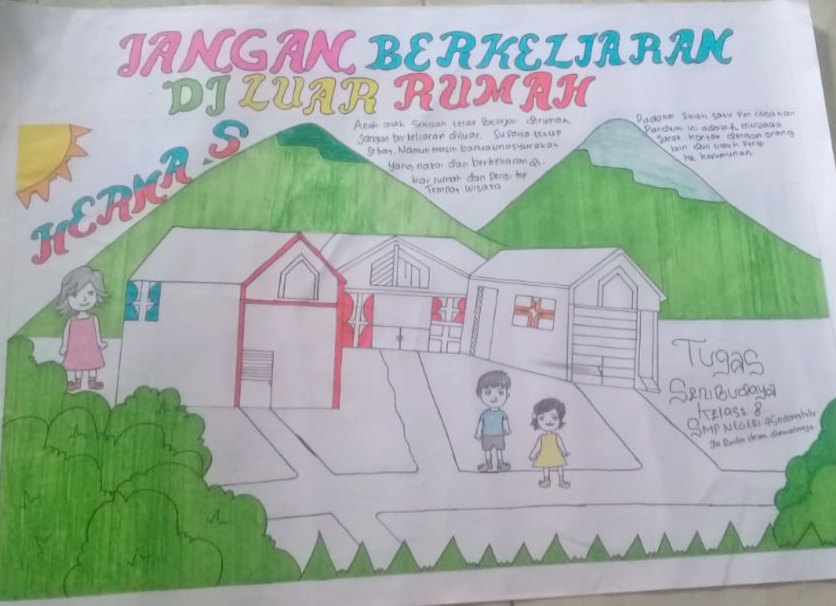 Detail Gambar Tugas Sbk Membuat Poster Nomer 14