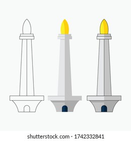 Detail Gambar Tugu Monas Cdr Nomer 18