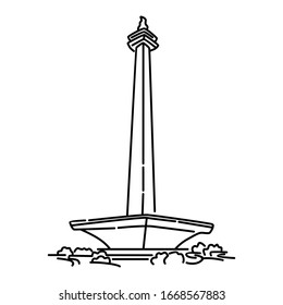 Detail Gambar Tugu Monas Cdr Nomer 47