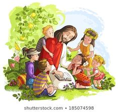 Detail Gambar Tuhan Yesus Dengan Anak Anak Nomer 5