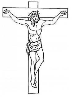 Detail Gambar Tuhan Yesus Disalibkan Hitam Putih Nomer 9