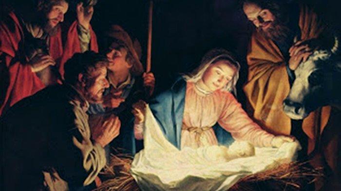 Detail Gambar Tuhan Yesus Lahir Di Kandang Domba Nomer 6