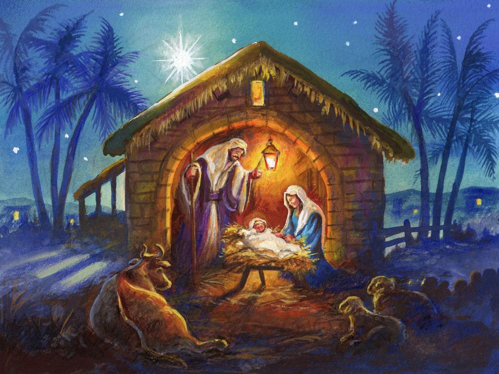 Detail Gambar Tuhan Yesus Lahir Di Kandang Domba Nomer 7