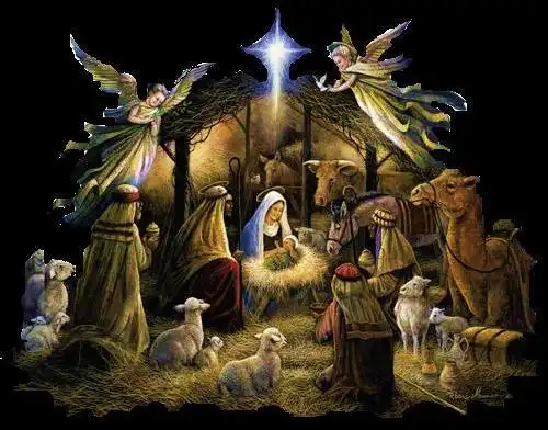Detail Gambar Tuhan Yesus Lahir Di Kandang Domba Nomer 4