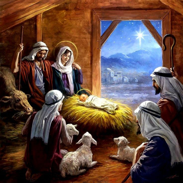 Detail Gambar Tuhan Yesus Lahir Di Kandang Domba Nomer 43