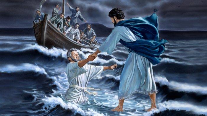 Detail Gambar Tuhan Yesus Menyelamatkan Muridnya Di Air Nomer 19