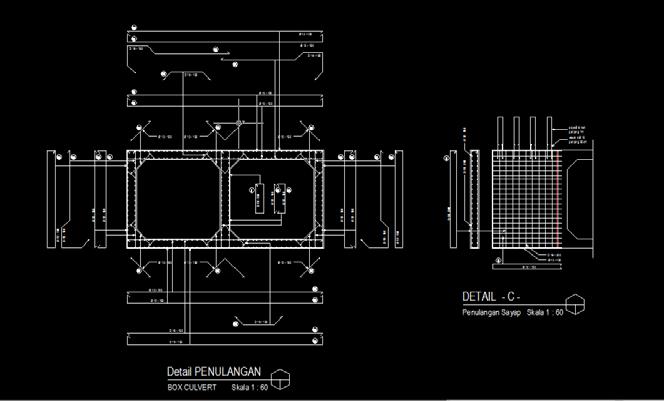 Detail Gambar Tulangan Box Culvert Nomer 38